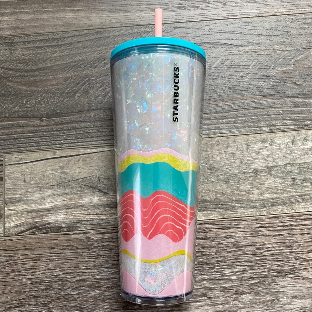 Starbucks 2020 Iridescent Pastel Wave Tumbler